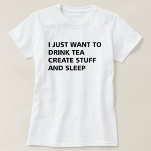 ICH WILL GERADE, UM TEE ZU TRINKEN HERSTELLE