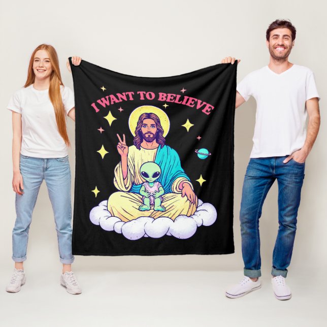 Ich will glauben fleecedecke (Beispiel)