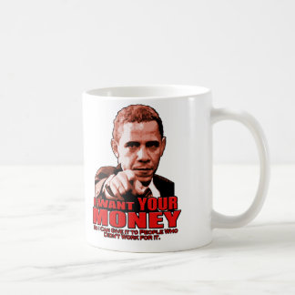 Ich will IHR GELD Kaffeetasse