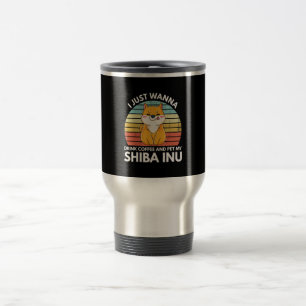 Ich will Kaffee trinken und meine Shiba-Inu-Gabe s Reisebecher
