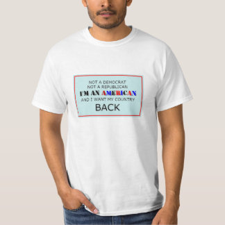 ICH WILL MEIN LAND-RÜCKSEITE T-Shirt