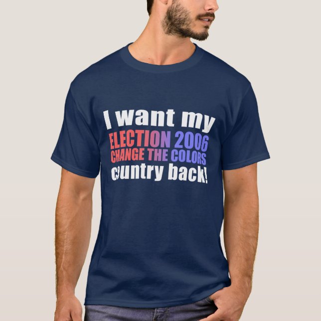 Ich will meine Land-Rückseite! T-Shirt (Vorderseite)
