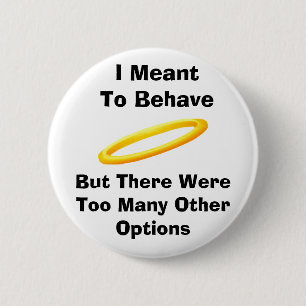 Ich will mich benehmen button