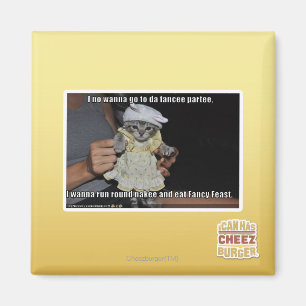 Ich will nicht zu da Fancer Party gehen Magnet