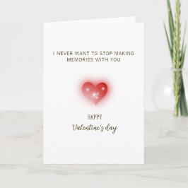 Ich will nie aufhören, mit dir Erinnerungen zu sch Karte