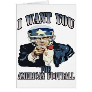 ICH WILL SIE FÜR AMERIKANISCHEN FUSSBALL