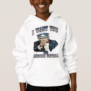 ICH WILL SIE FÜR AMERIKANISCHEN FUSSBALL HOODIE