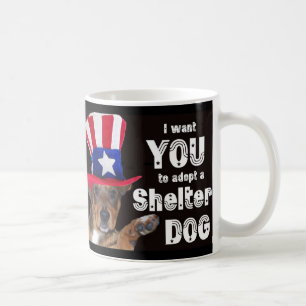 Ich will SIE, um einen Schutz-Hund zu adoptieren Kaffeetasse