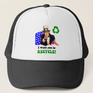 Ich will Sie, um zu recyceln! Truckerkappe