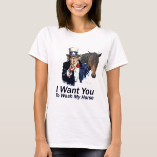 Ich will Sie: Zu mein Pferd waschen T-Shirt