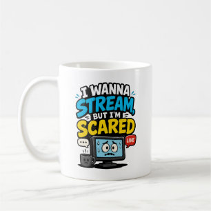 Ich will streamen, aber ich bin ein ängstlicher Ga Kaffeetasse