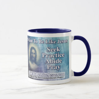 Ich will, um wie Jesus-Kaffeetasse zu sein Tasse