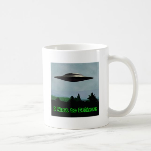Ich will, um zu glauben kaffeetasse (Rechts)