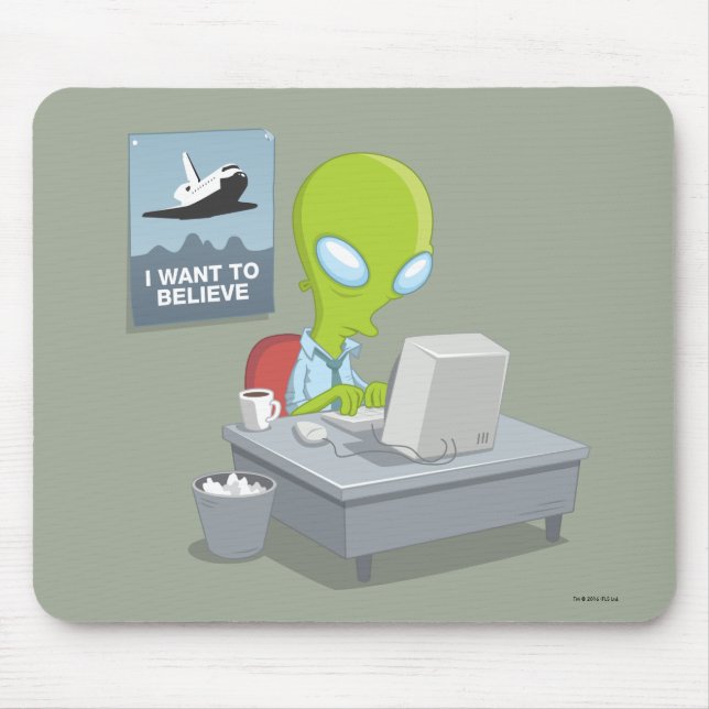 Ich will, um zu glauben mousepad (Vorne)