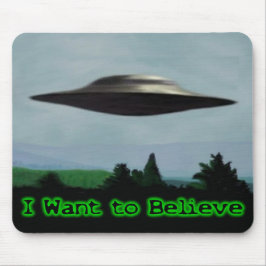 Ich will, um zu glauben mousepad