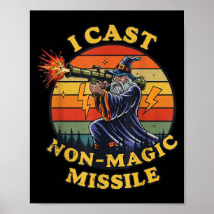 Ich wirke nicht-magische Rakete Poster