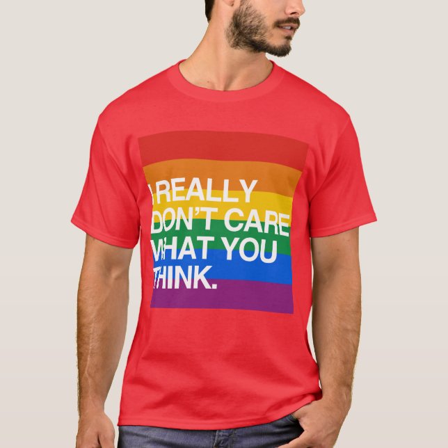 ICH WIRKLICH INTERESSIERE MICH NICHT, WAS SIE T-Shirt (Vorderseite)