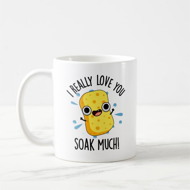 Ich wirklich Liebe, dass du viel lustigen Schwanz- Kaffeetasse (Links)