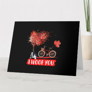 Ich wöhe dich. Boston Terrier Dog Valentine Gesche Karte