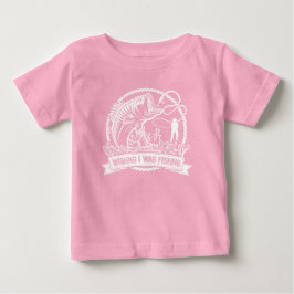 Ich wollte angeln baby t-shirt