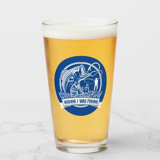 Ich wollte angeln glas (Vorne (Gefüllt))