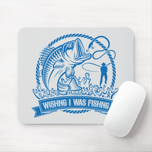 Ich wollte angeln mousepad (Mit Mouse)