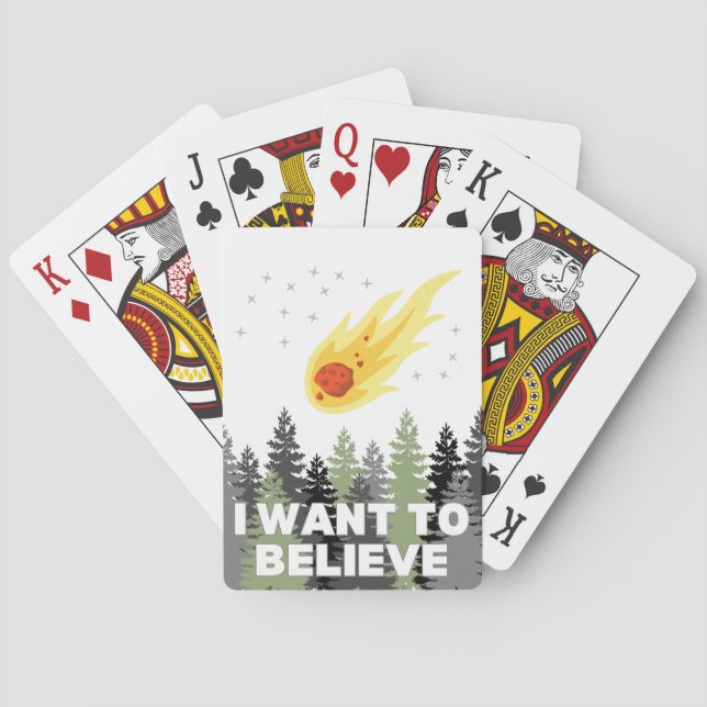 Ich Wollte, Asteroiden-Karten zu glauben Spielkarten (Rückseite)