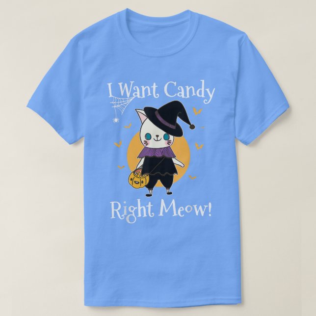 Ich Wollte Candy genau wie glücklich Halloween Tri T-Shirt (Design vorne)