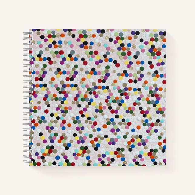 Ich Wollte Candy Square Notebook Notizbuch (Vorderseite)