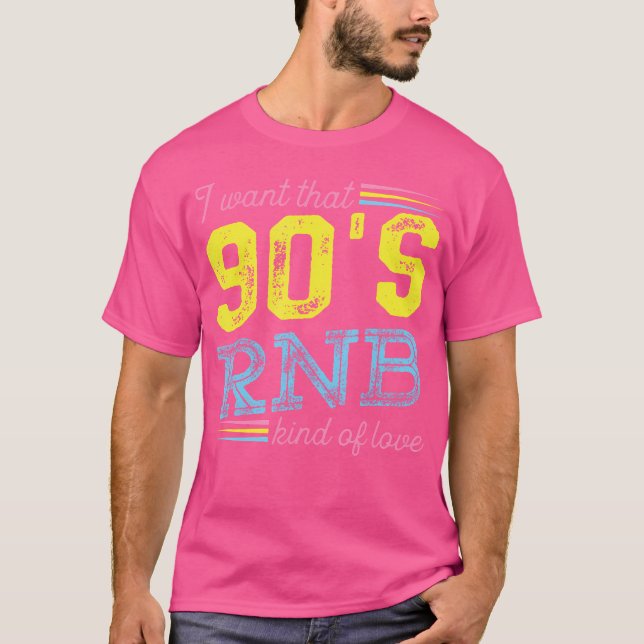 Ich Wollte das Musikshirt der 90er Rb-Liebe T-Shirt (Vorderseite)