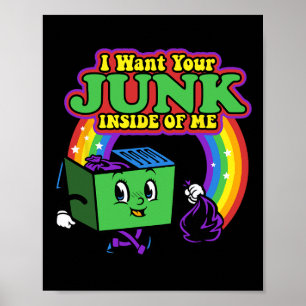 Ich Wollte deinen Junk in meinem Earth Day 1982 Fu Poster