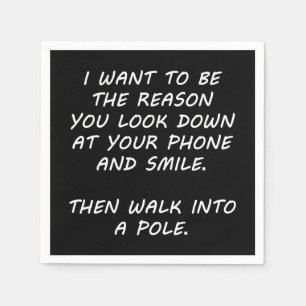 Ich Wollte, der Grund zu sein Serviette