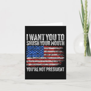 Ich Wollte dir, deinen Mund-Funny Trump zu schütte Karte