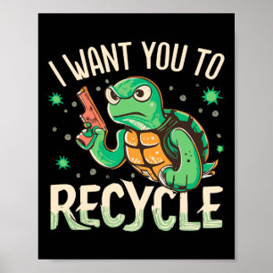 Ich Wollte dir, den Platz des Umweltaktivismus Rec Poster