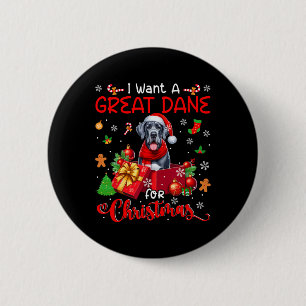 Ich Wollte ein großes Ding für Weihnachtsbesitzer  Button