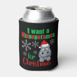 Ich wollte ein Nilpferd für Weihnachten Weihnachte Dosenkühler