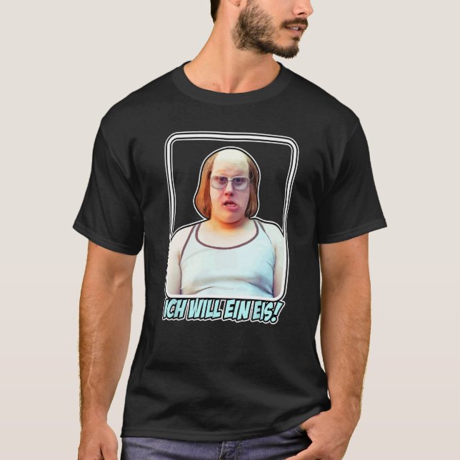 Ich Wollte eine EIS Andy Idea Nerd Geek Großbritan T-Shirt (Vorderseite)