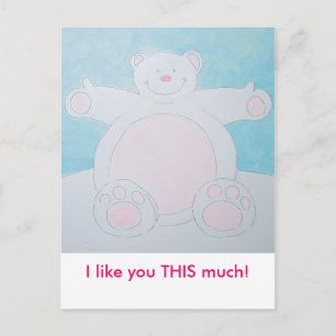 Ich wollte eine Kuschel! Postkarte