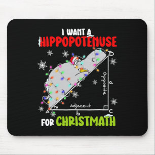 Ich Wollte einen Hippopotamus für Weihnachten Weih Mousepad