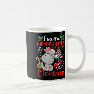 Ich Wollte einen Hiptamus für Weihnachten Weihnach Kaffeetasse
