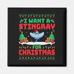 Ich Wollte einen Stingray für Weihnachten Stingray Magnet