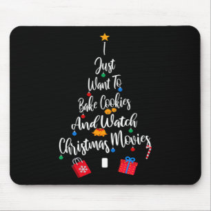 Ich Wollte einfach Cookies zu sehen und Weihnachte Mousepad