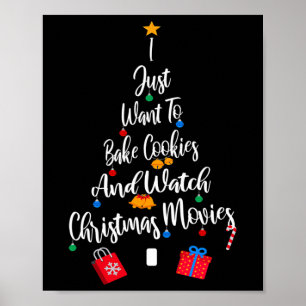 Ich Wollte einfach Cookies zu sehen und Weihnachte Poster