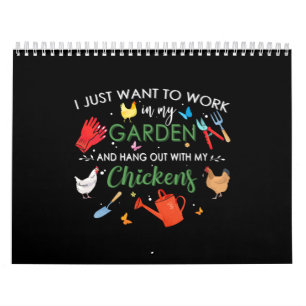 Ich Wollte einfach, in meinem Garten zu arbeiten u Kalender