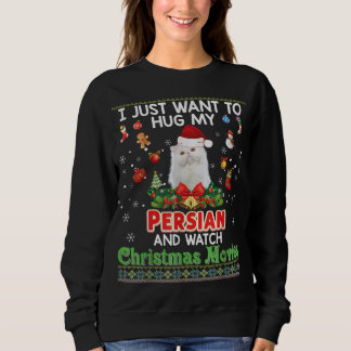 Ich Wollte einfach, meine persische Katze zu umarm Sweatshirt