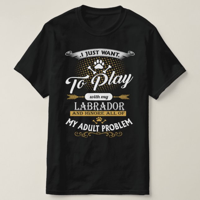 Ich wollte einfach mit meinem Arbeitsbund zu spiel T-Shirt (Design vorne)