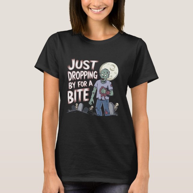 Ich wollte einfach nur für ein kurzes Zombie-Hallo T-Shirt (Vorderseite)