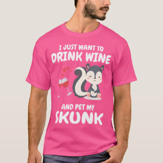 Ich Wollte einfach, Wein zu trinken und meinen Sch T-Shirt