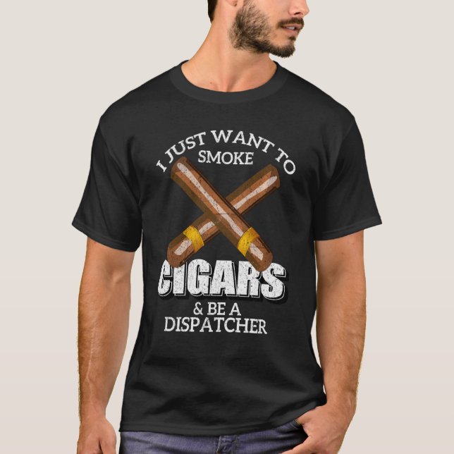 Ich Wollte einfach zu rauchen Zigarren und bin Abs T-Shirt (Vorderseite)