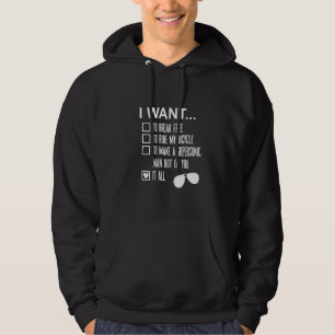 Ich Wollte, frei zu brechen, um mein Fahrrad zu fa Hoodie